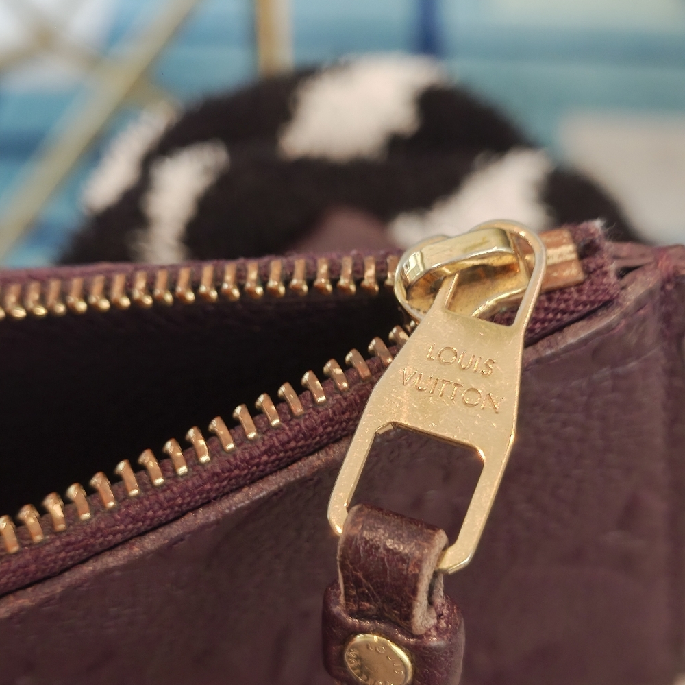 Louis Vuitton Dark Brown Embossed Wallet - Picture 9 of 14